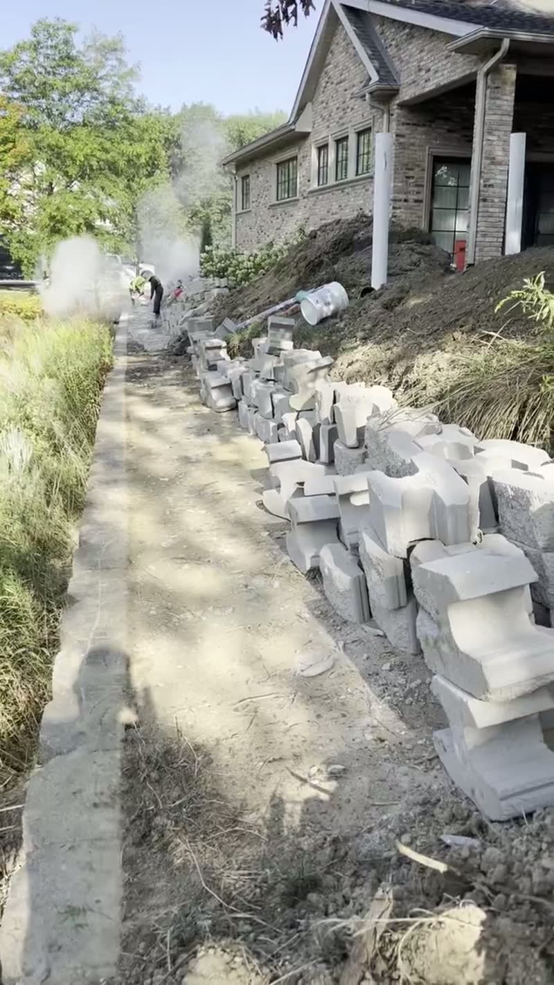 Block Wall Layout